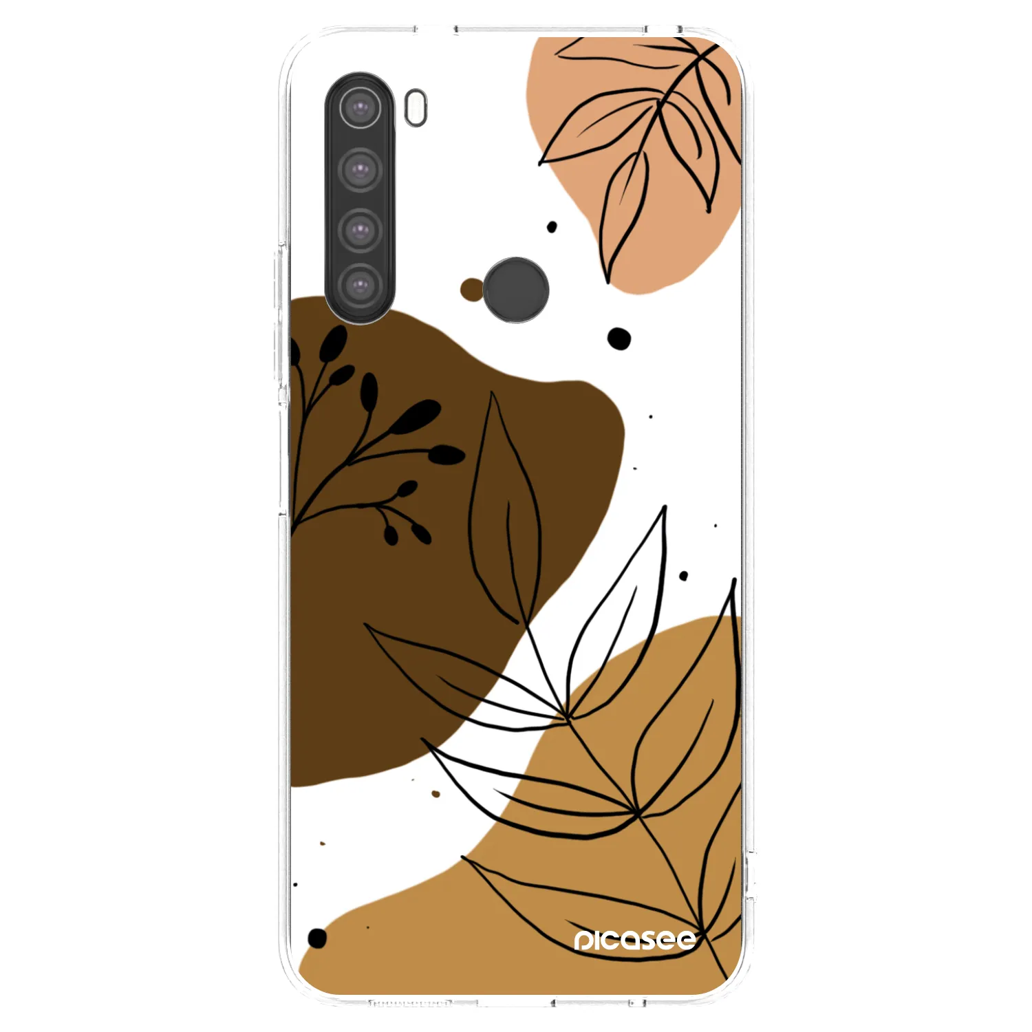 Picasee Xiaomi Redmi Note 8 Hülle - Transparentes Silikon - Boho style