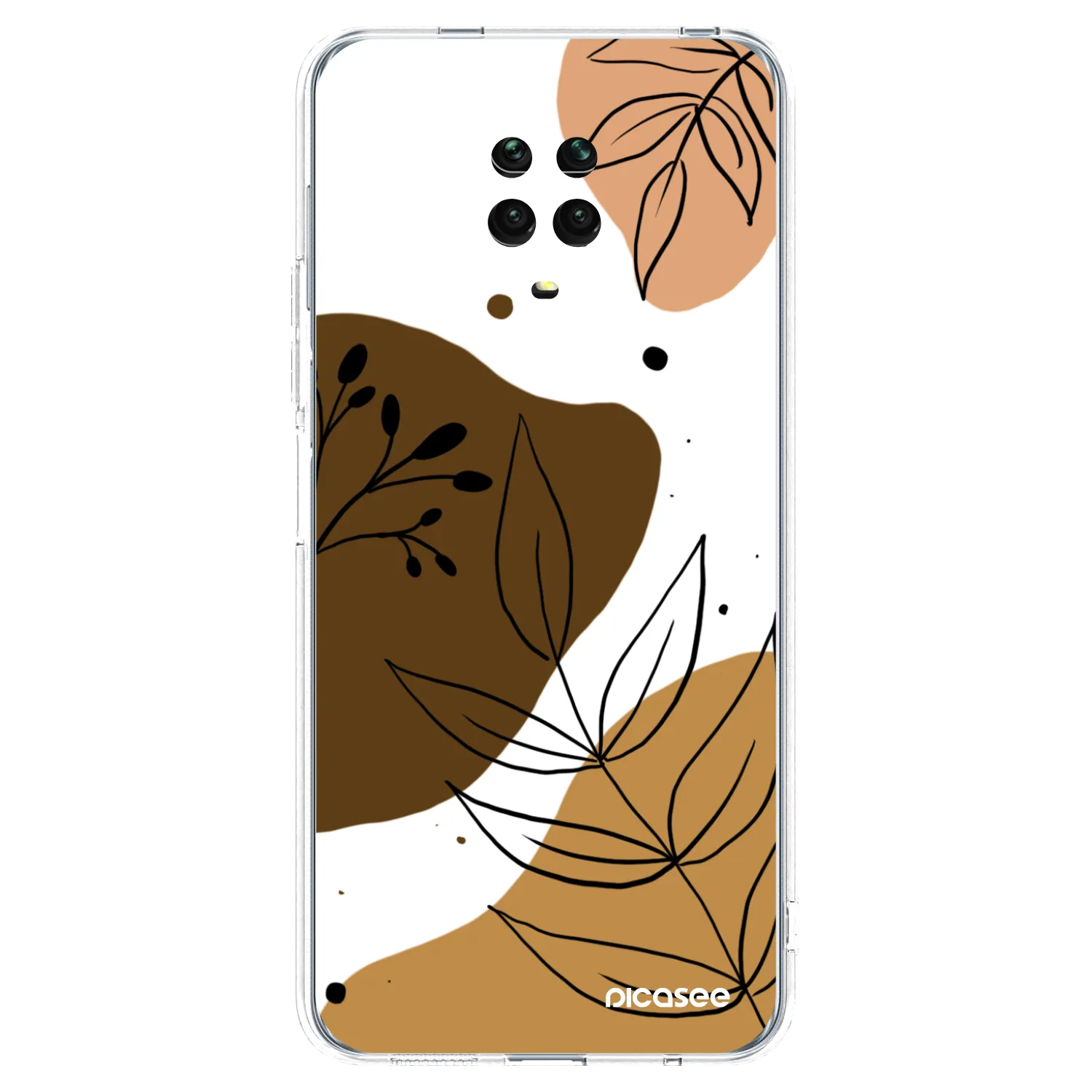 Picasee Xiaomi Redmi Note 9S Hülle - Transparentes Silikon - Boho style