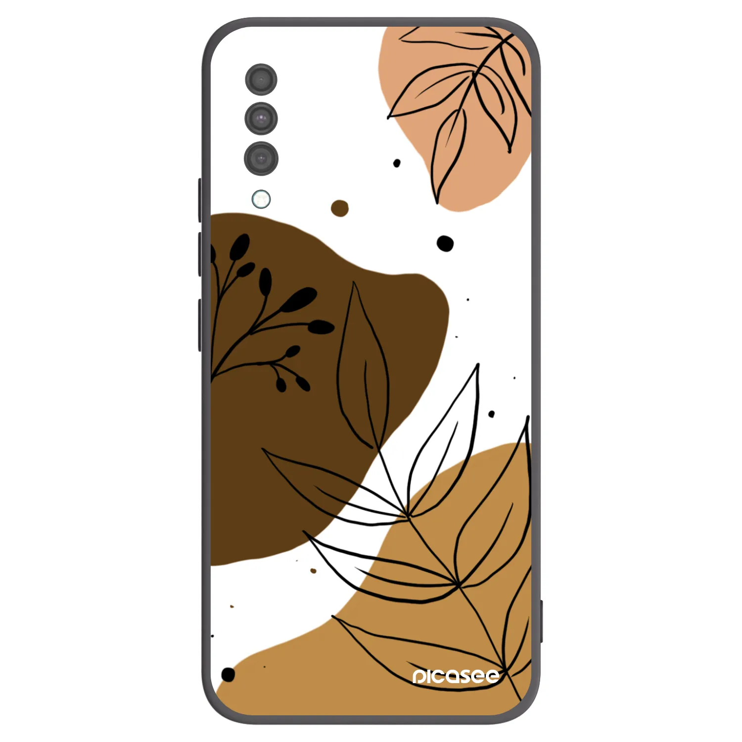 Picasee Samsung Galaxy A30s A307F Hülle - Schwarzes Silikon - Boho style