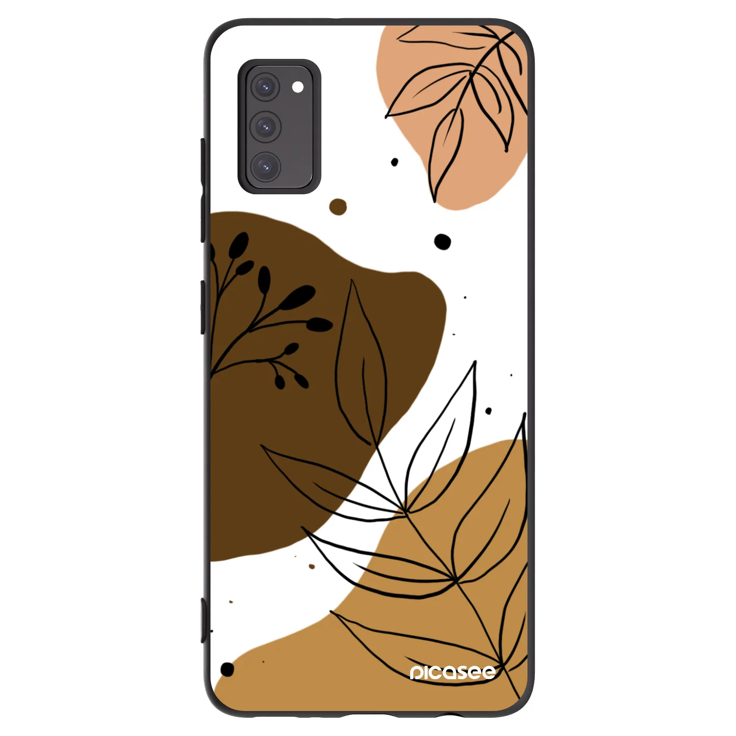 Picasee Samsung Galaxy A41 A415F Hülle - Schwarzes Silikon - Boho style