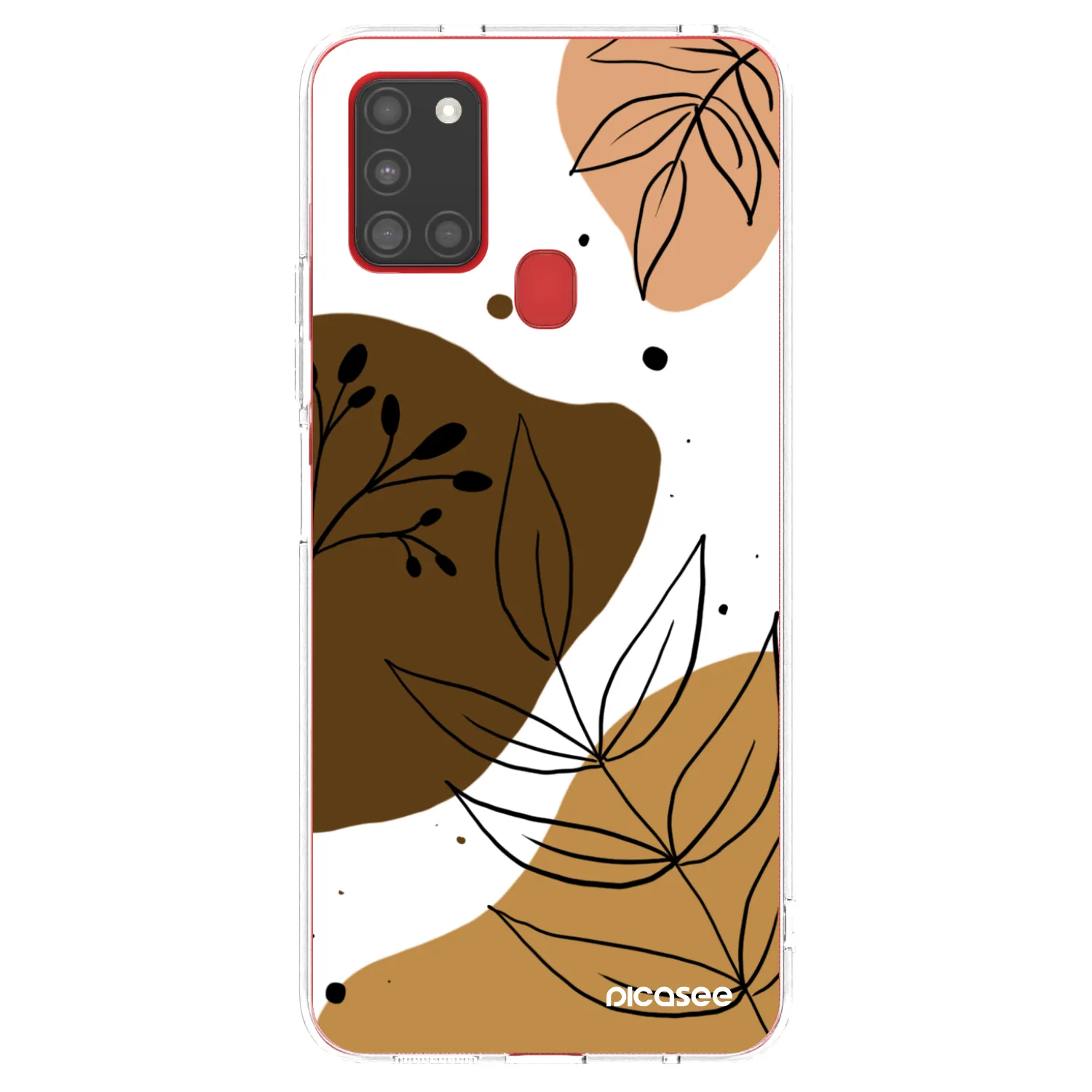Picasee Samsung Galaxy A21s Hülle - Transparentes Silikon - Boho style