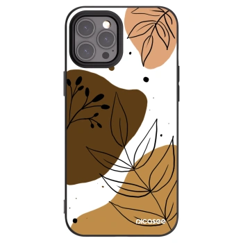 Picasee Apple iPhone 12 Pro Max Hülle - Schwarzes Silikon - Boho style