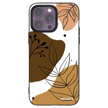 Picasee Apple iPhone 14 Pro Max Hülle - Schwarzes Silikon - Boho style