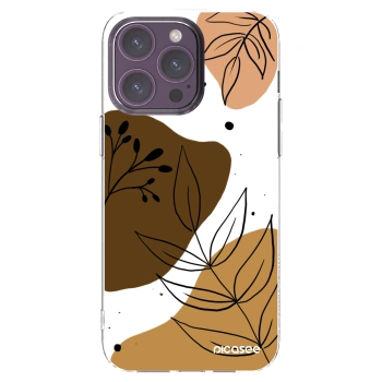 Picasee Apple iPhone 14 Pro Max Hülle - Transparentes Silikon - Boho style