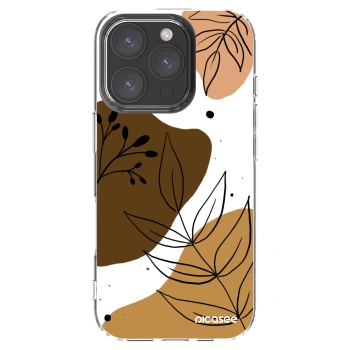 Picasee Apple iPhone 16 Pro Hülle - Transparentes Silikon - Boho style