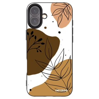 Picasee Apple iPhone 16 Plus Hülle - Schwarzes Silikon - Boho style