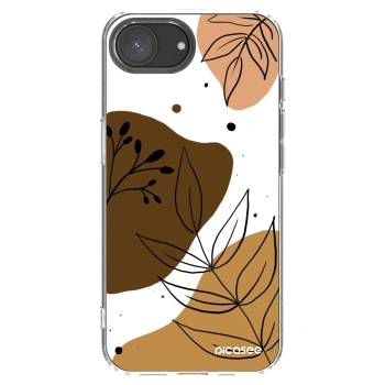 Picasee Apple iPhone 16e Hülle - Transparentes Silikon - Boho style