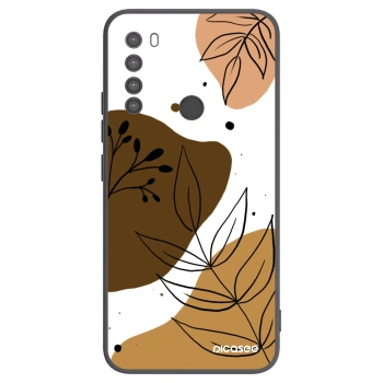Picasee Xiaomi Redmi Note 8 Hülle - Schwarzes Silikon - Boho style