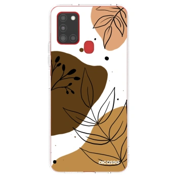 Picasee Samsung Galaxy A21s Hülle - Transparentes Silikon - Boho style