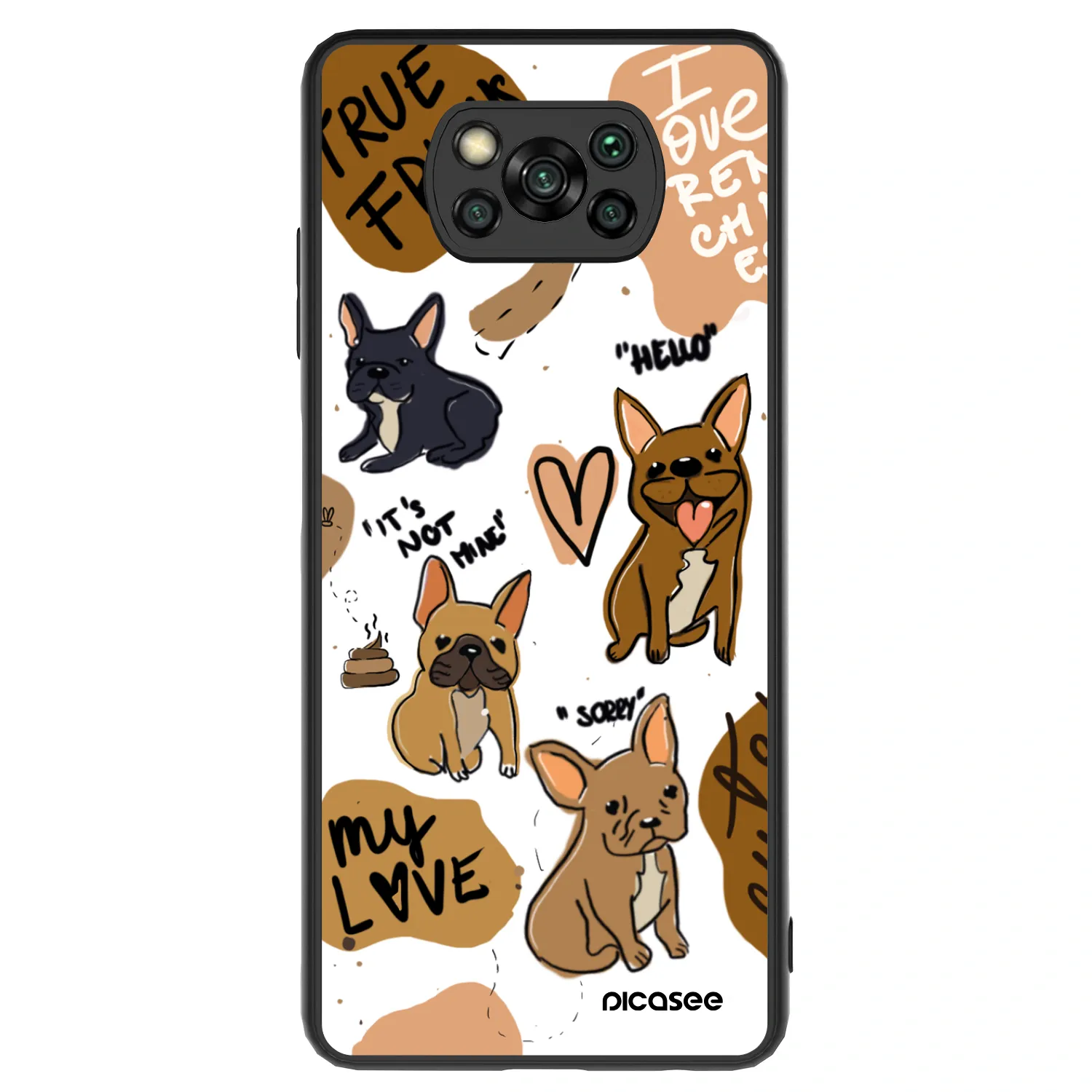 Picasee ULTIMATE CASE für Xiaomi Poco X3 - Frenchies