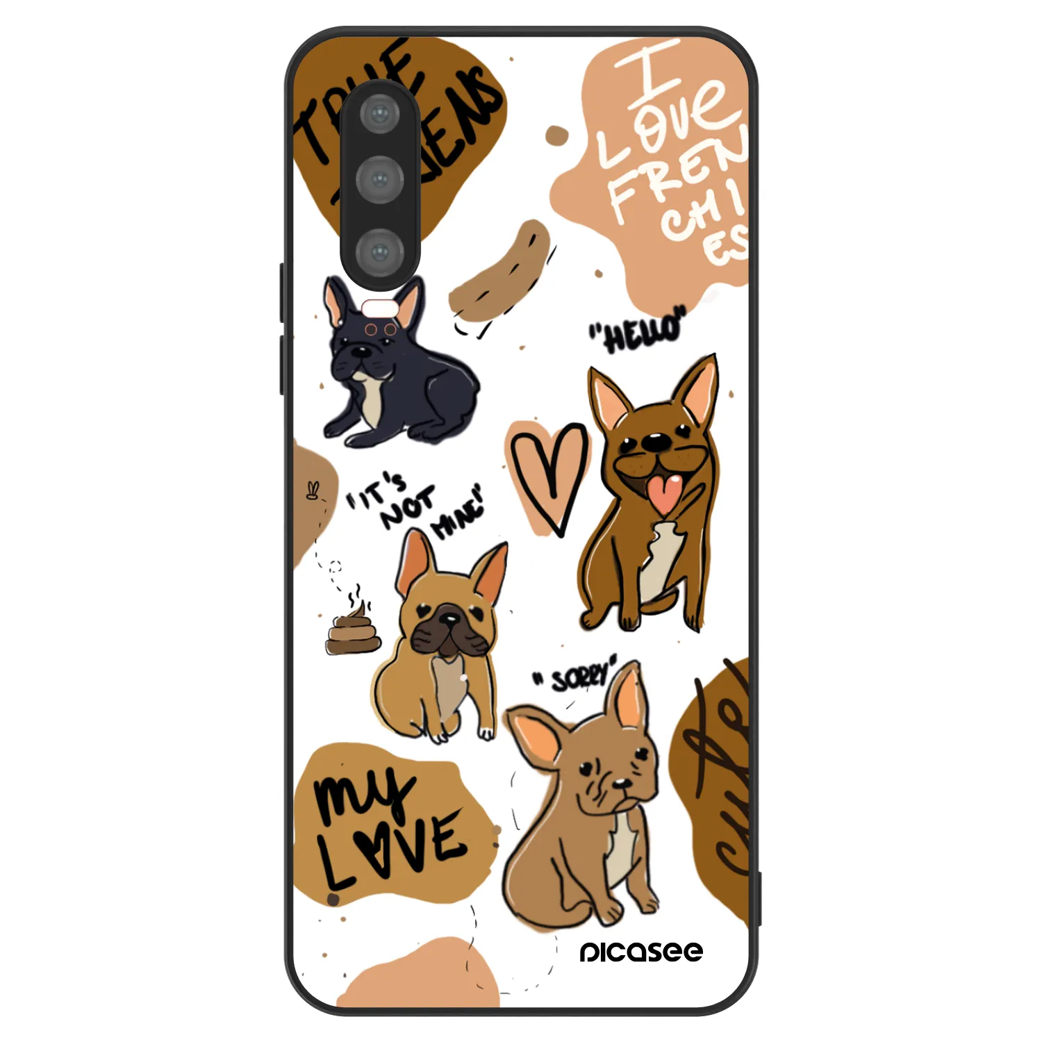 Picasee ULTIMATE CASE für Huawei P30 - Frenchies