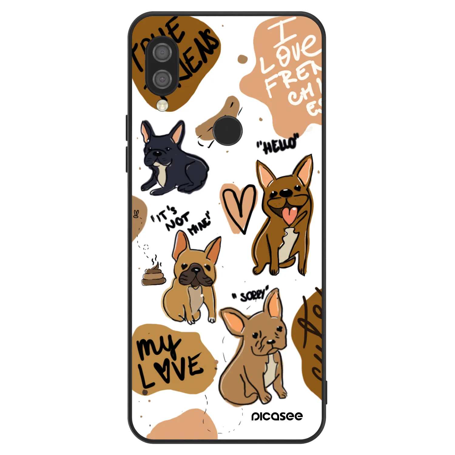 Picasee ULTIMATE CASE für Xiaomi Redmi 7 - Frenchies