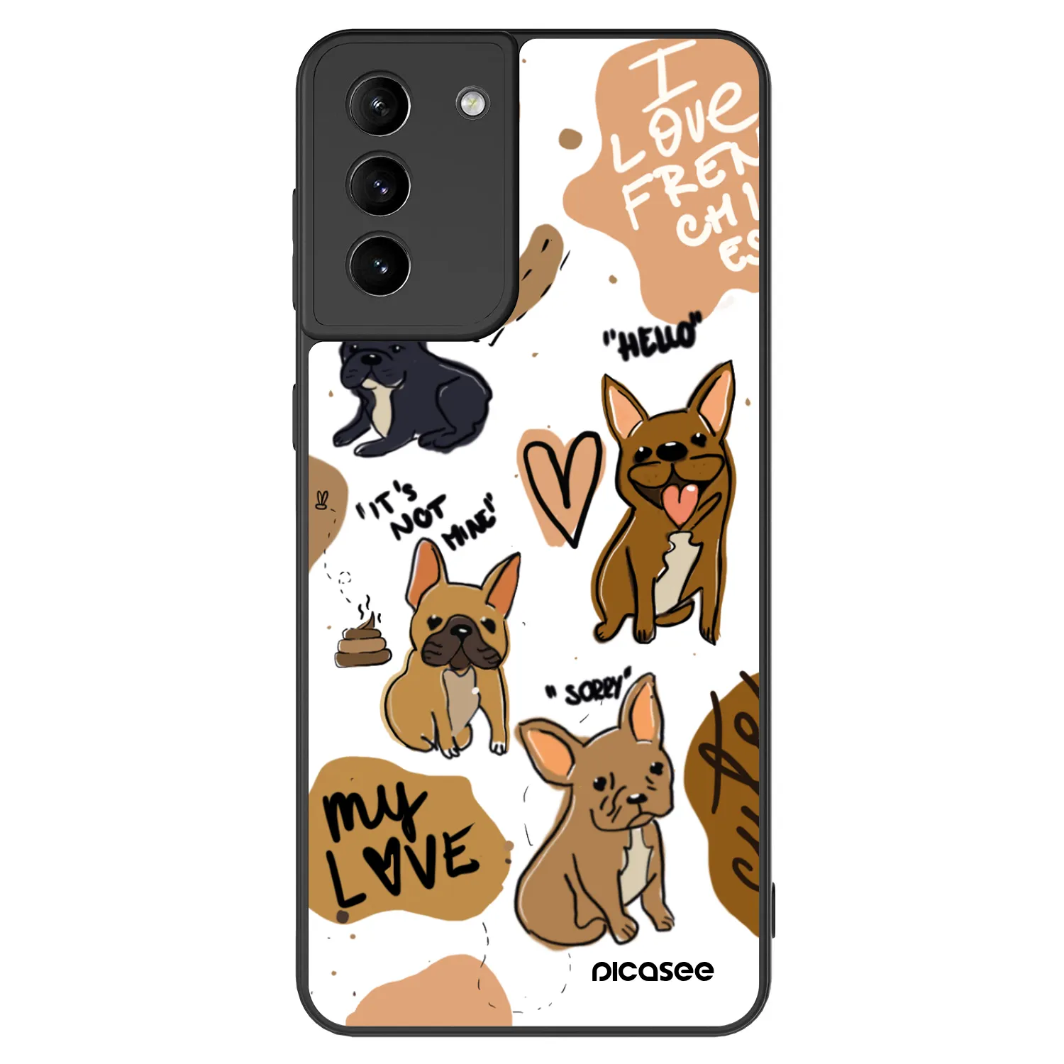 Picasee ULTIMATE CASE für Samsung Galaxy S21+ 5G G996F - Frenchies