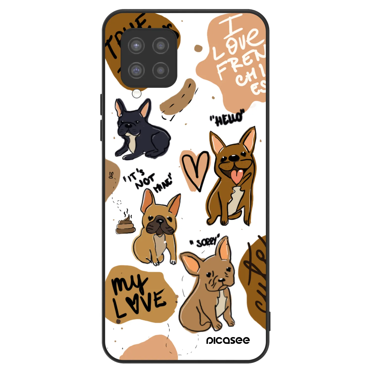 Picasee ULTIMATE CASE für Samsung Galaxy A42 A426B - Frenchies