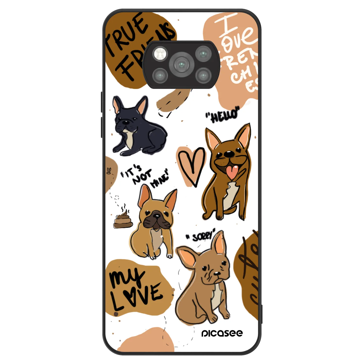 Picasee ULTIMATE CASE für Xiaomi Poco X3 Pro - Frenchies