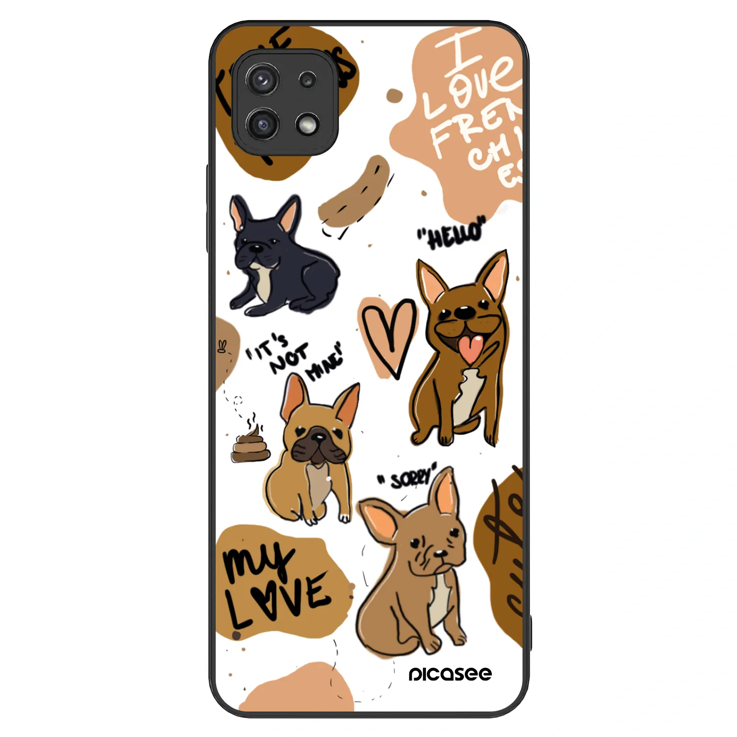 Picasee ULTIMATE CASE für Samsung Galaxy A22 A226B 5G - Frenchies