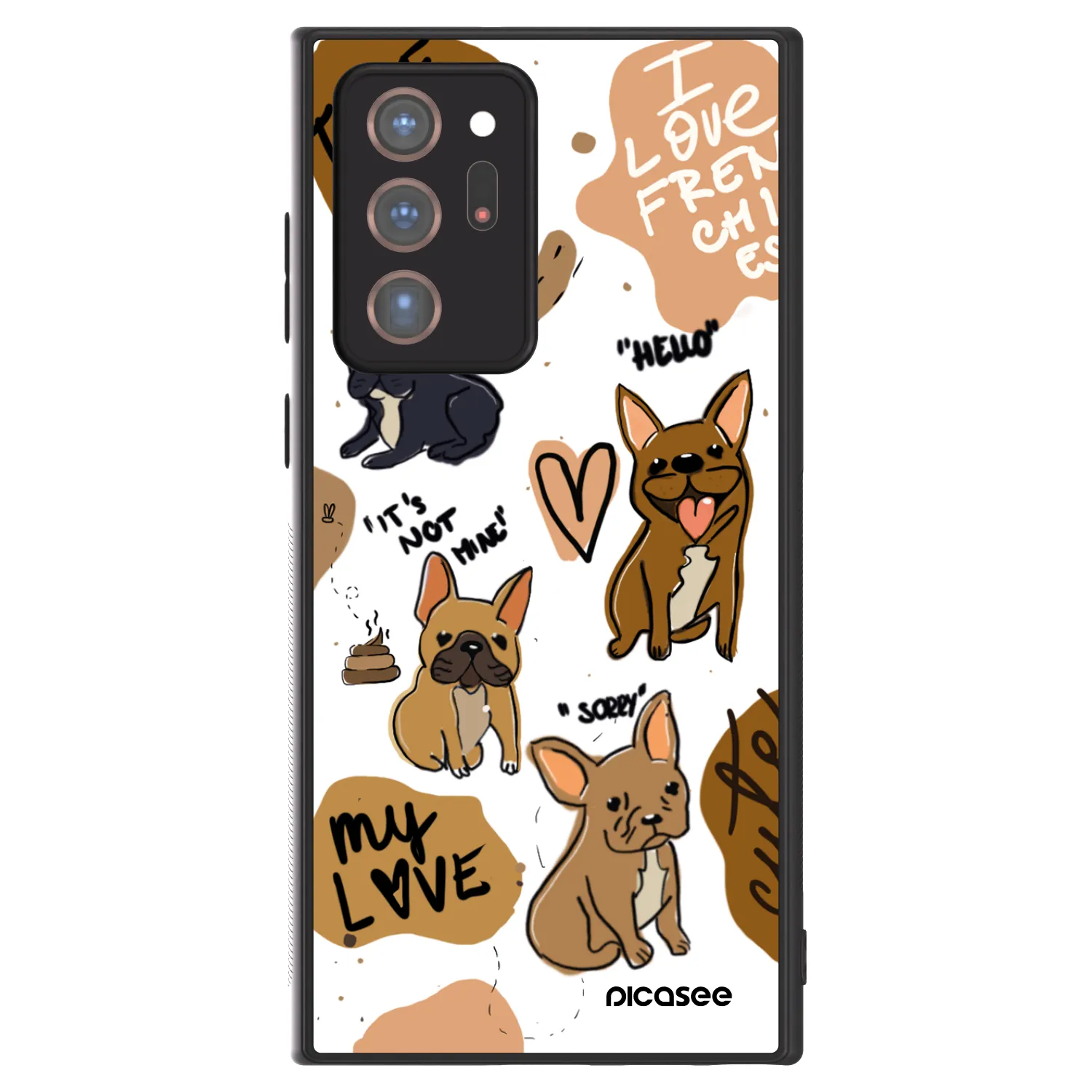 Picasee ULTIMATE CASE für Samsung Galaxy Note 20 Ultra - Frenchies