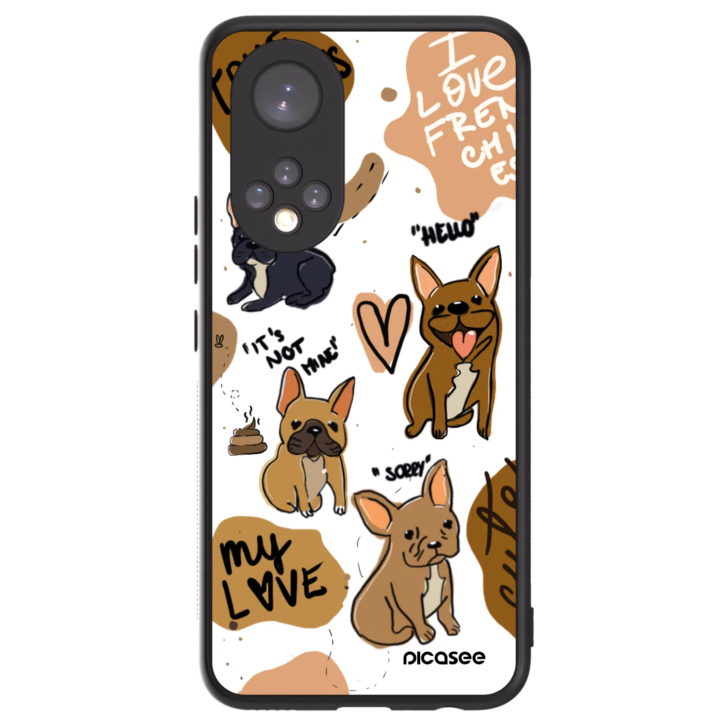 Picasee ULTIMATE CASE für Honor 50 5G - Frenchies
