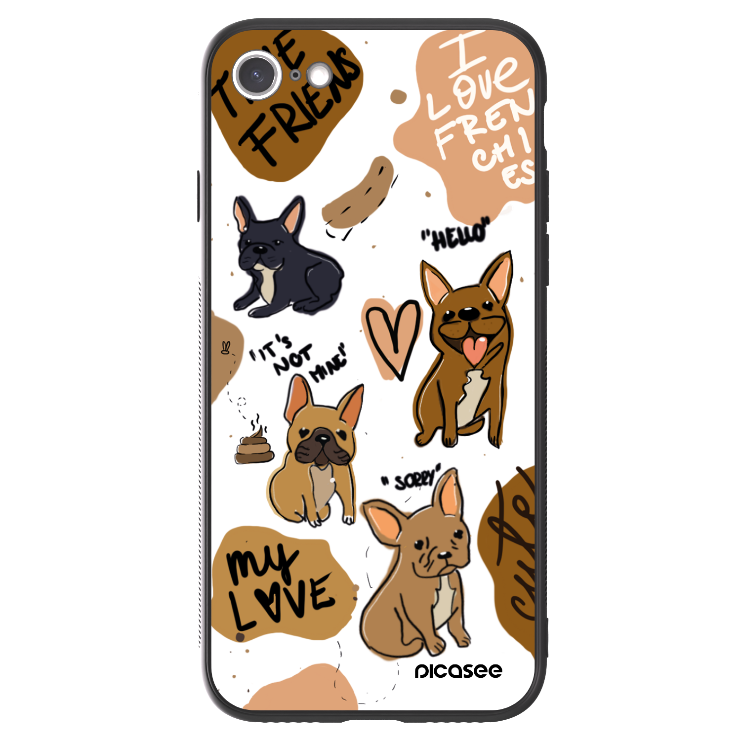 Picasee ULTIMATE CASE für Apple iPhone SE 2022 - Frenchies