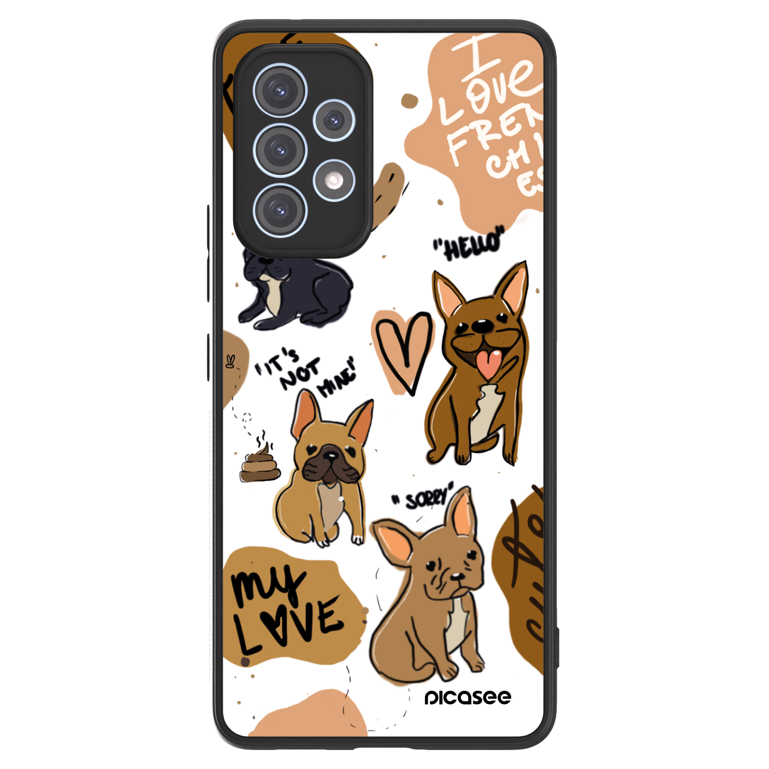 Picasee ULTIMATE CASE für Samsung Galaxy A53 5G A536 - Frenchies