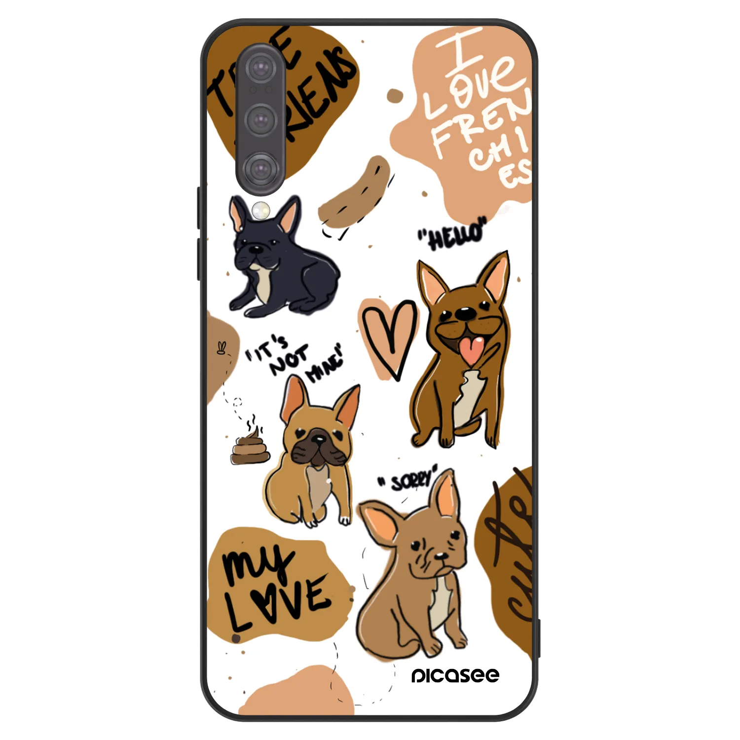 Picasee ULTIMATE CASE für Huawei P20 Pro - Frenchies