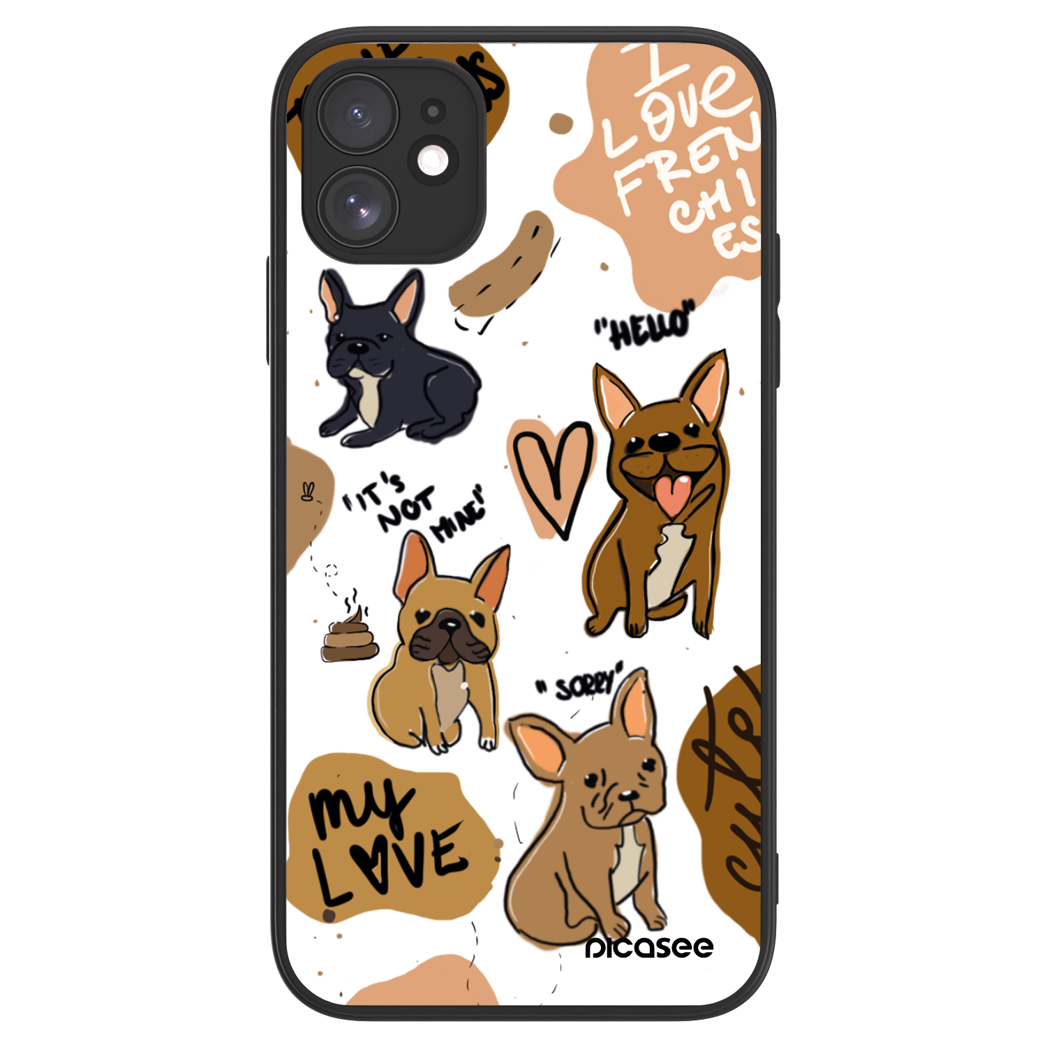 Picasee ULTIMATE CASE MagSafe für Apple iPhone 11 - Frenchies