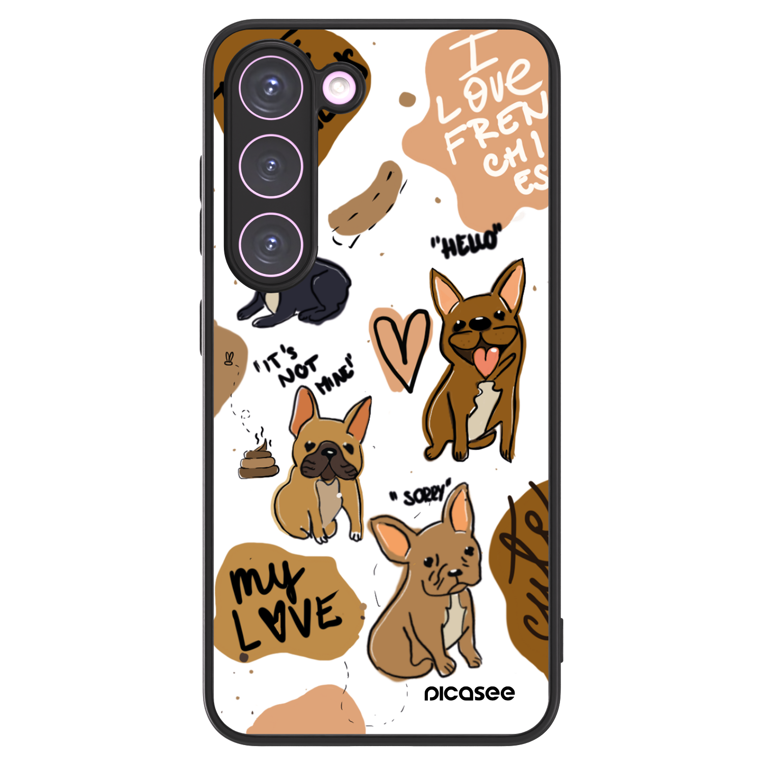 Picasee ULTIMATE CASE für Samsung Galaxy S23 5G - Frenchies