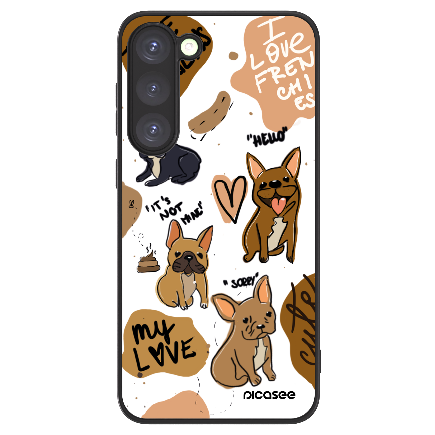 Picasee ULTIMATE CASE für Samsung Galaxy S23+ 5G - Frenchies