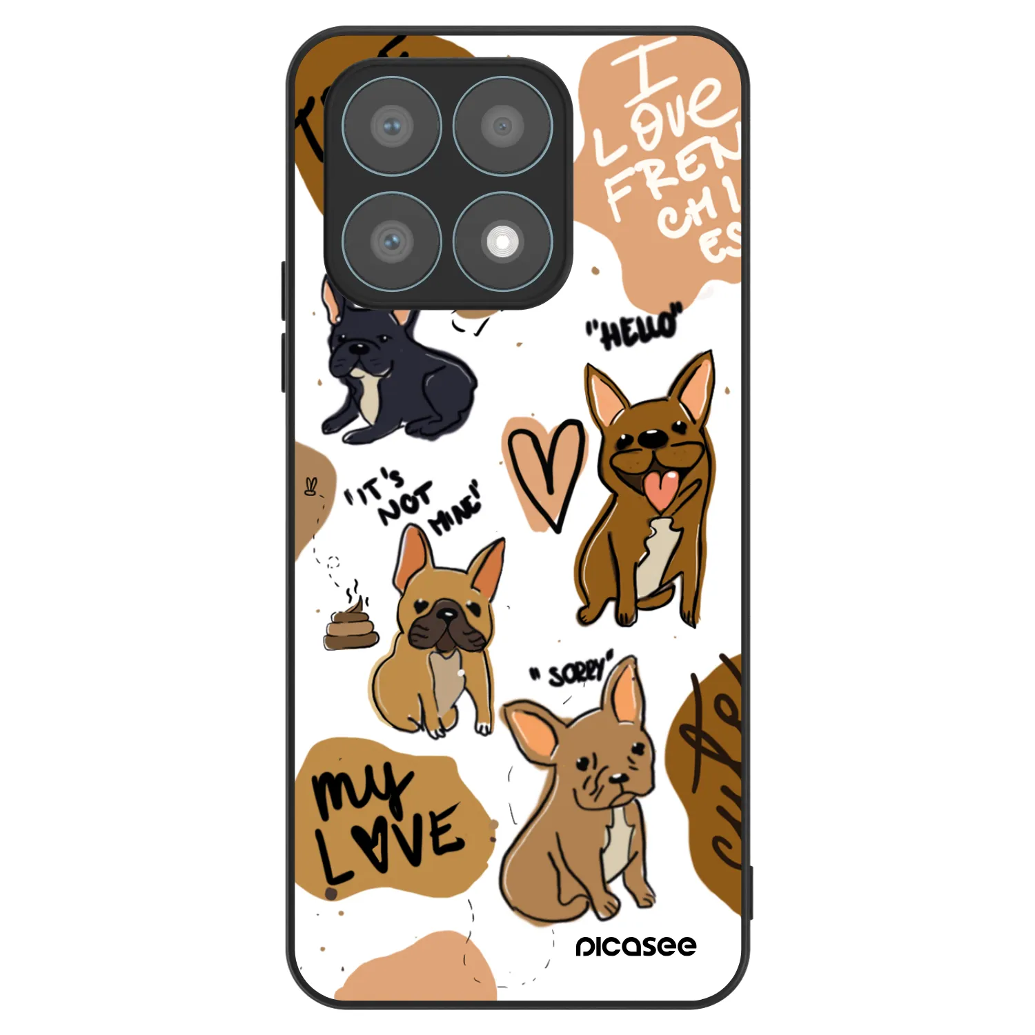 Picasee ULTIMATE CASE für Honor X8a - Frenchies