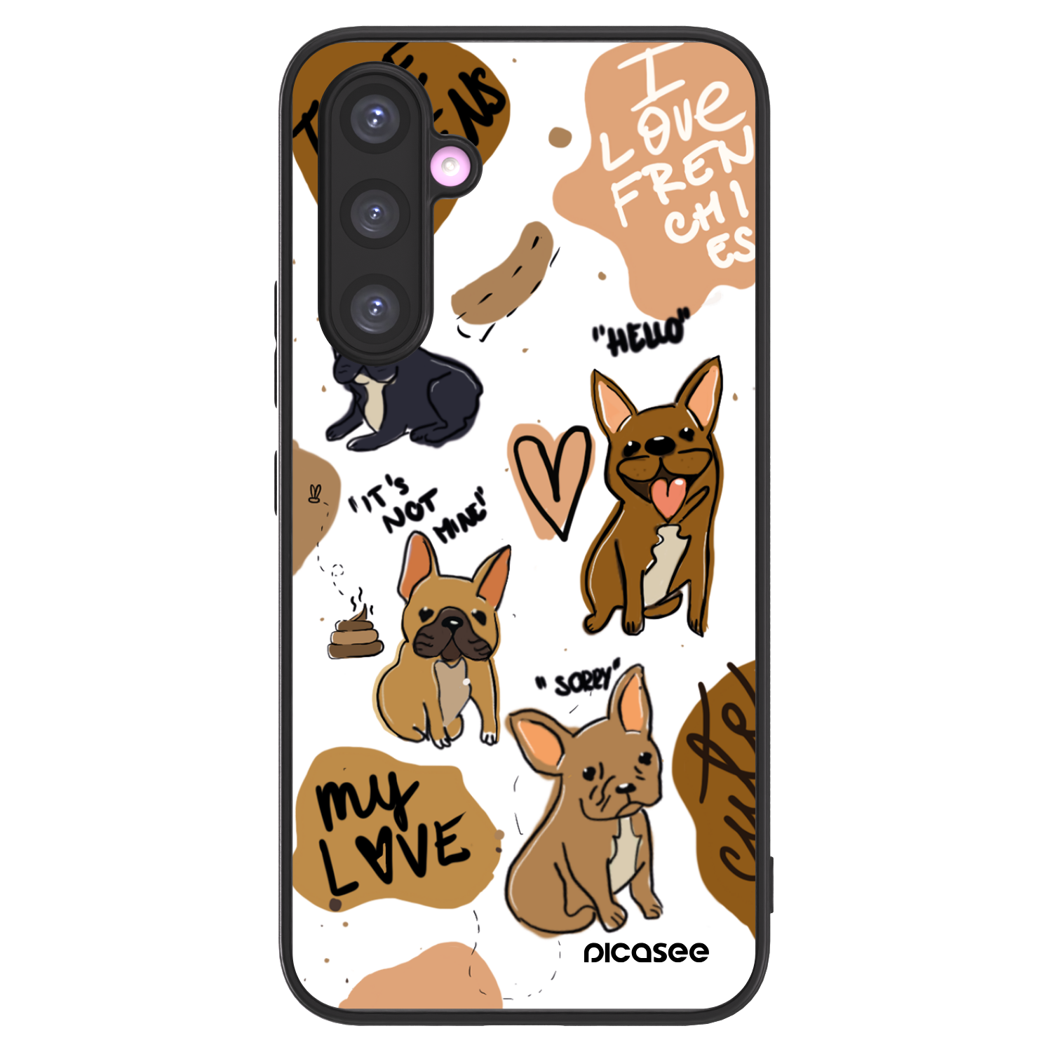 Picasee ULTIMATE CASE für Samsung Galaxy A54 5G A546B - Frenchies