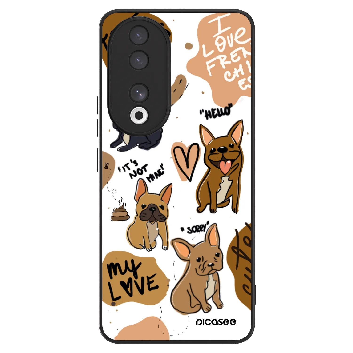 Picasee ULTIMATE CASE für Honor 90 5G - Frenchies