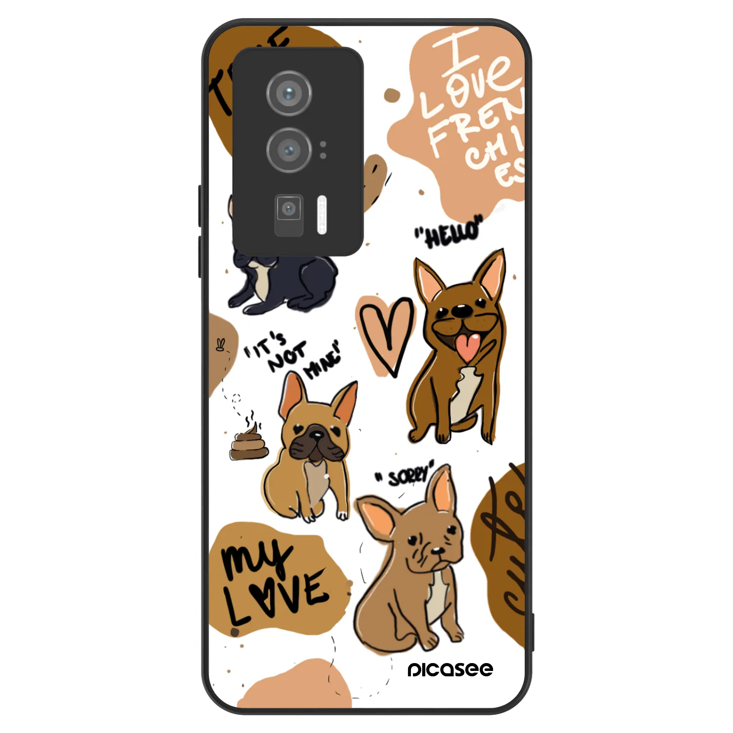 Picasee ULTIMATE CASE für Xiaomi Poco F5 Pro 5G - Frenchies