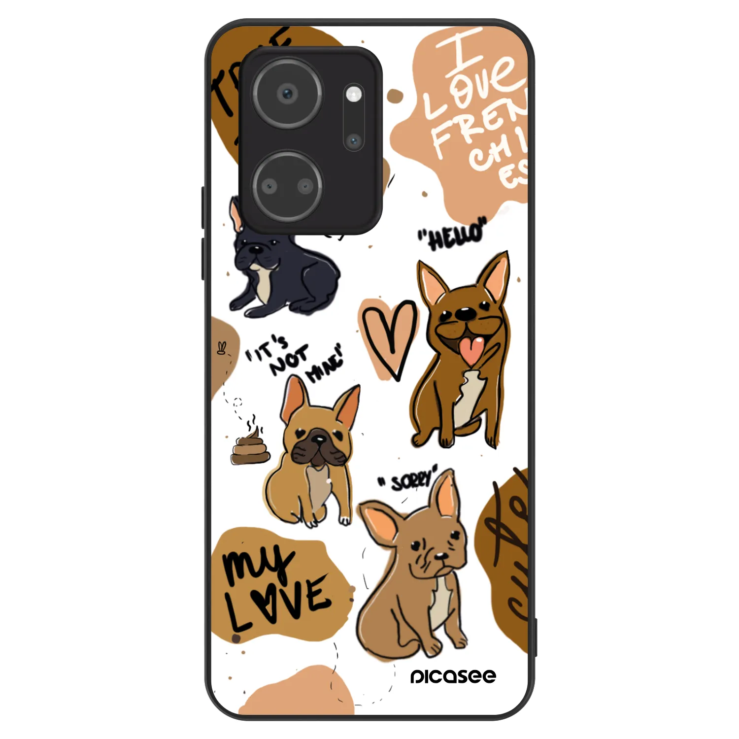 Picasee ULTIMATE CASE für Honor X7a - Frenchies
