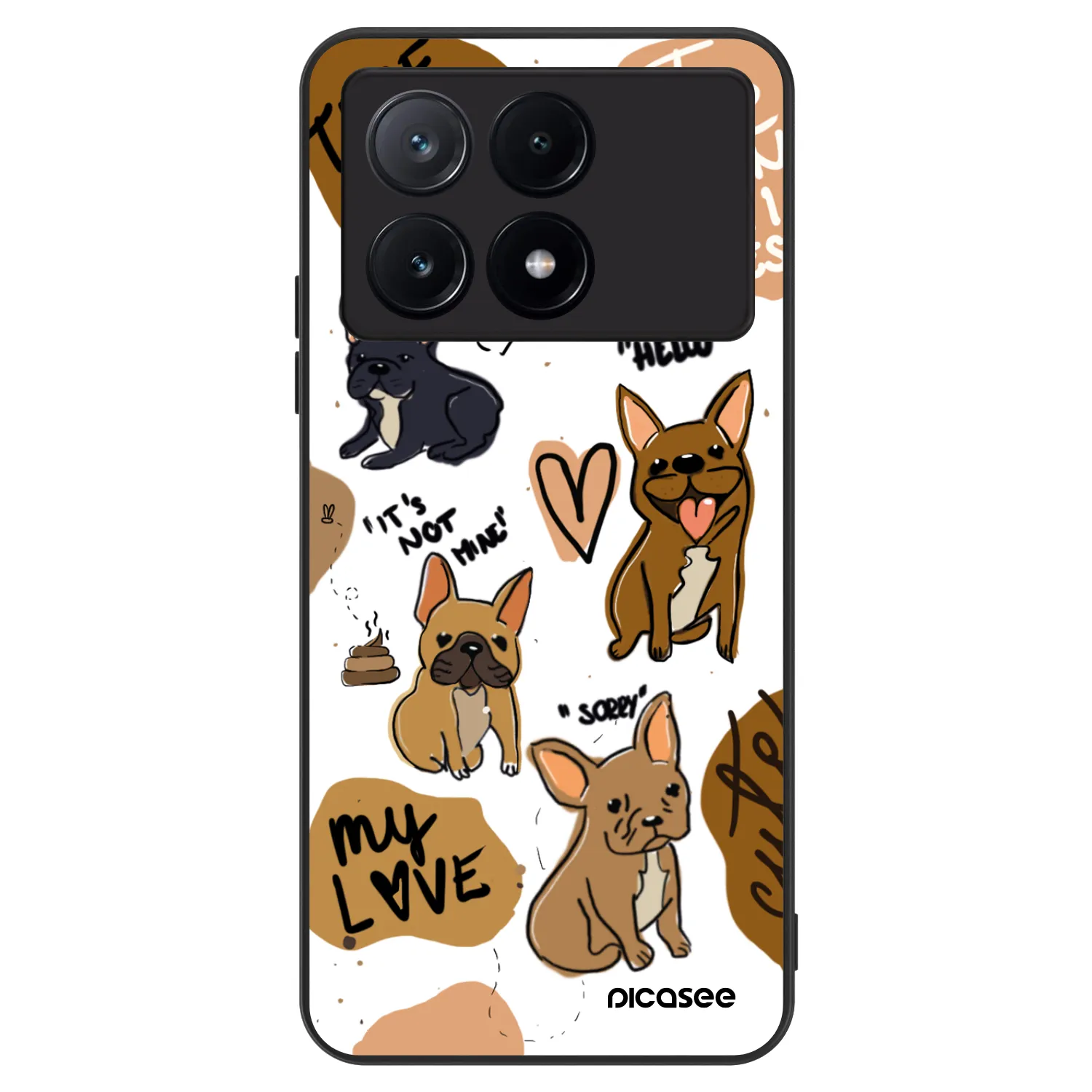 Picasee ULTIMATE CASE für Xiaomi Poco X6 Pro - Frenchies