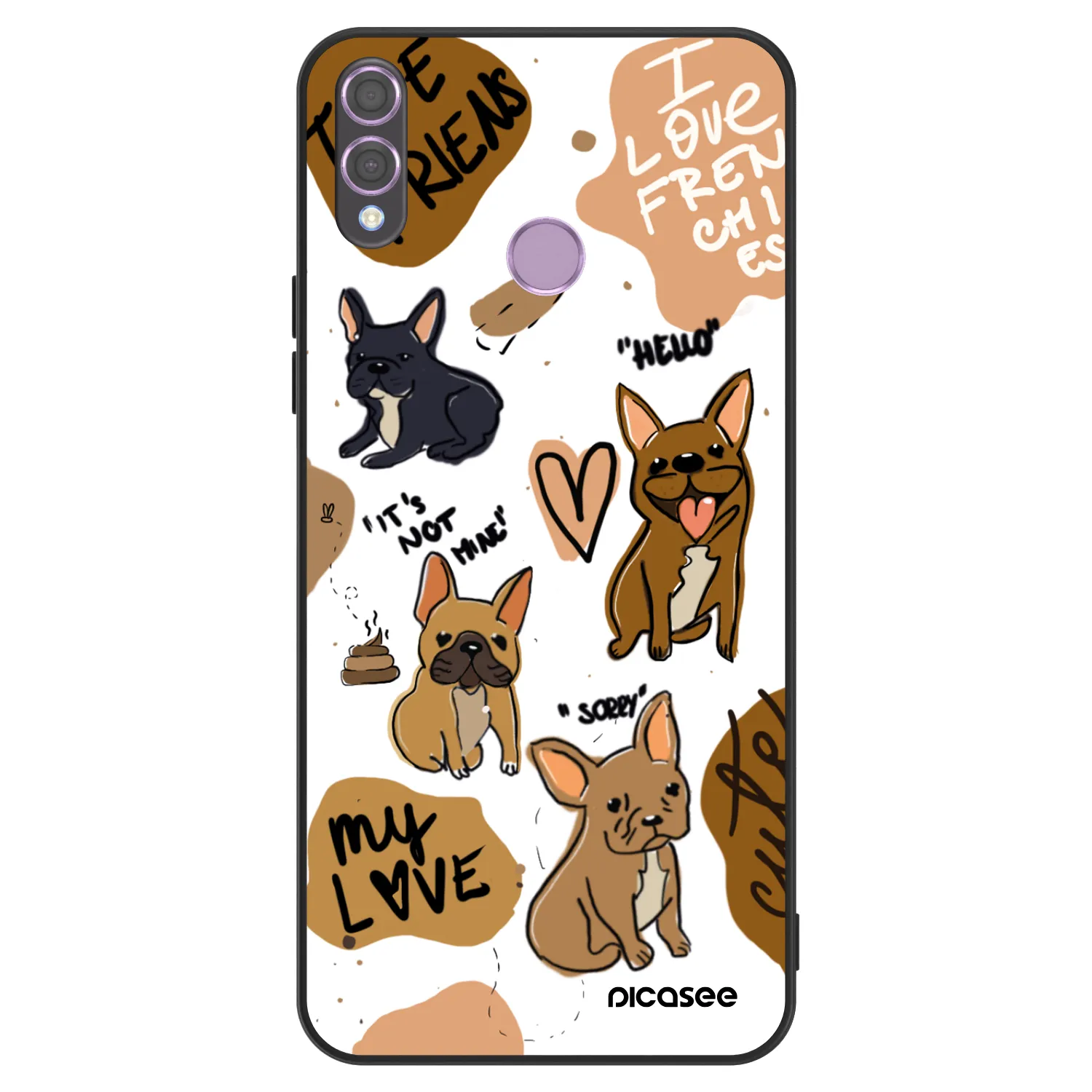 Picasee ULTIMATE CASE für Honor 8X - Frenchies