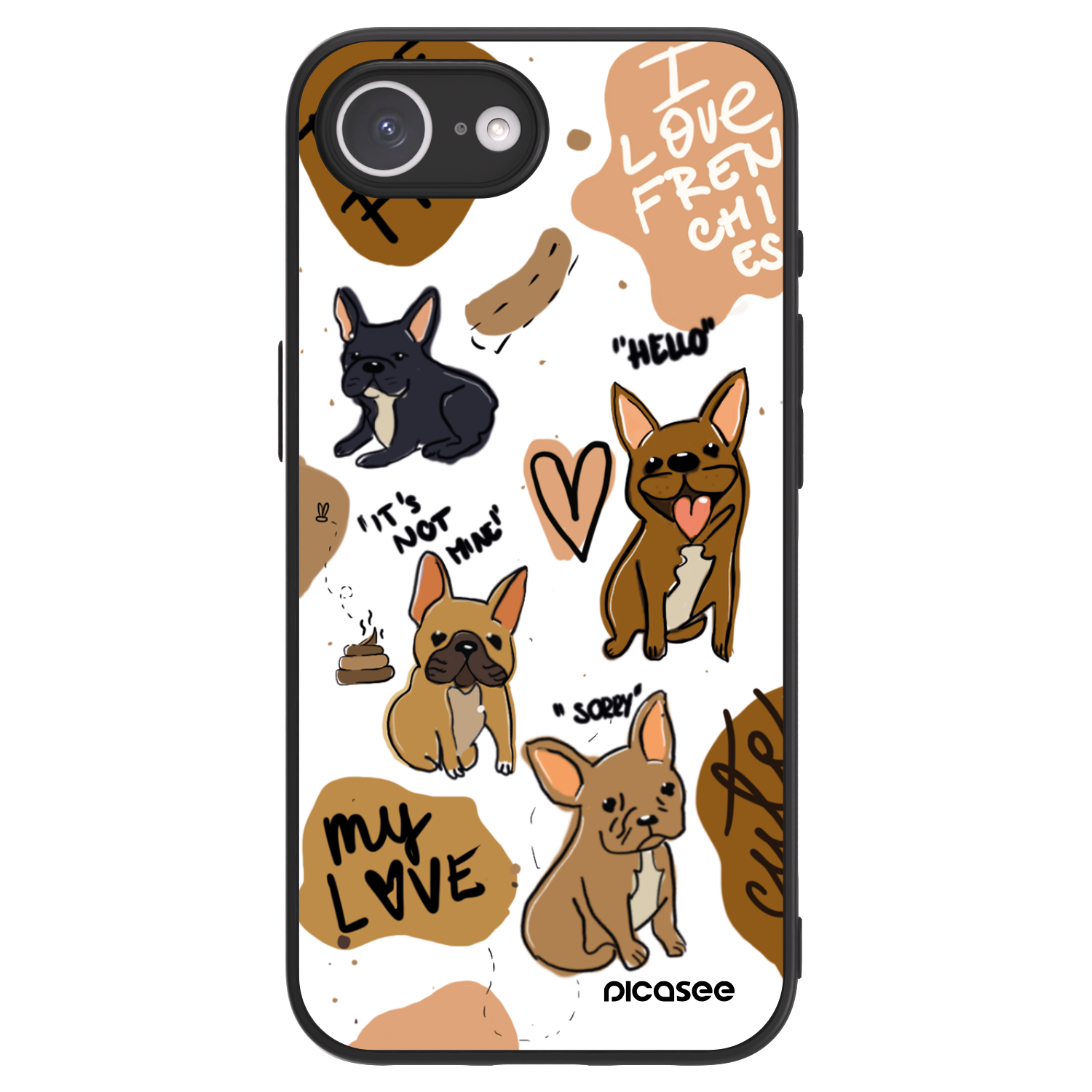 Picasee ULTIMATE CASE für Apple iPhone 16e - Frenchies