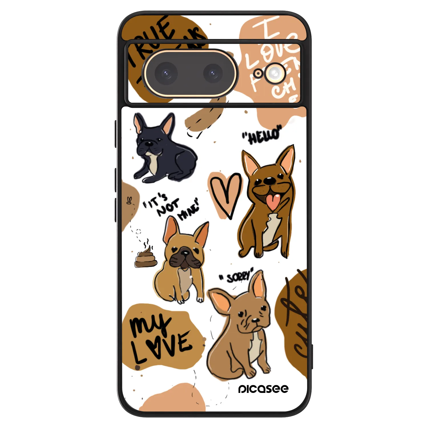 Picasee ULTIMATE CASE für Google Pixel 8 - Frenchies