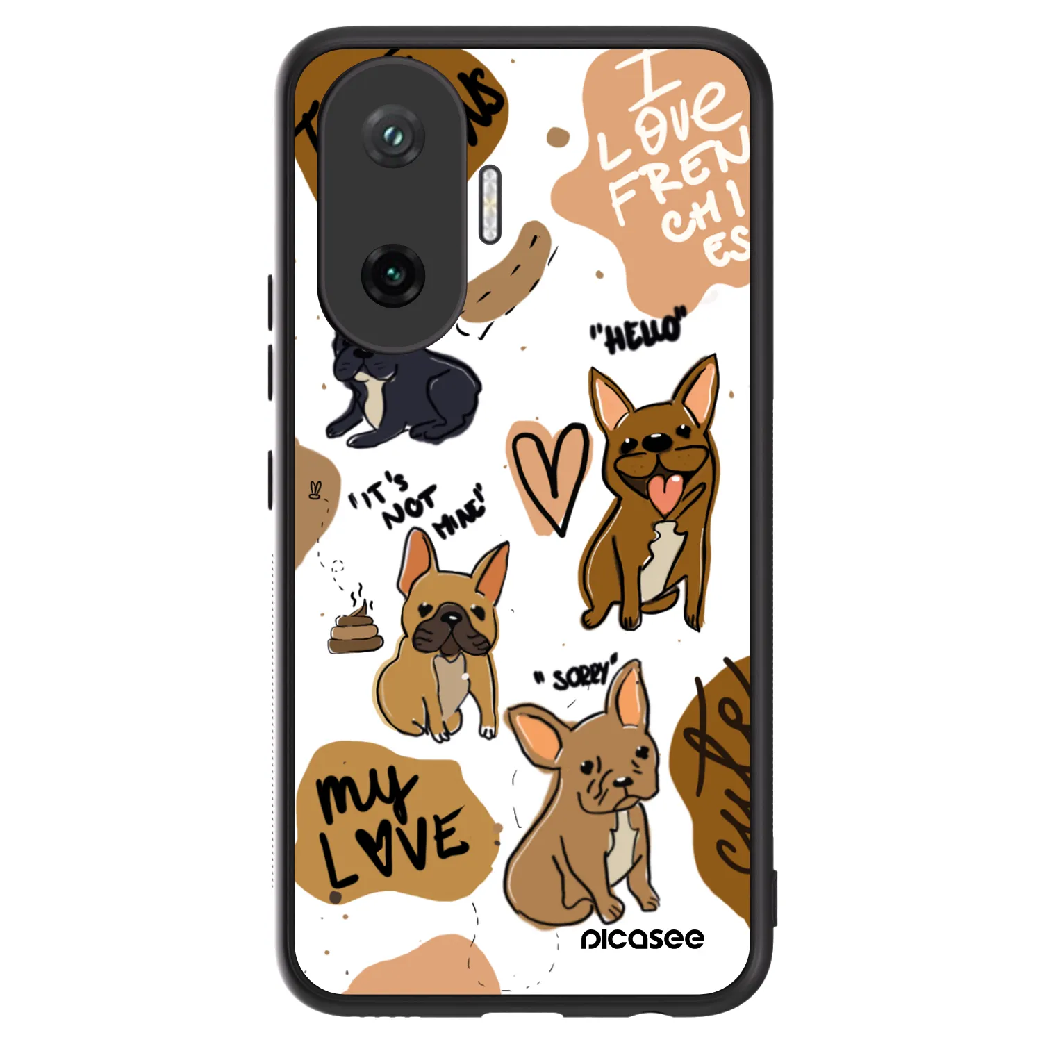 Picasee ULTIMATE CASE für Xiaomi Poco F7 Pro 5G - Frenchies