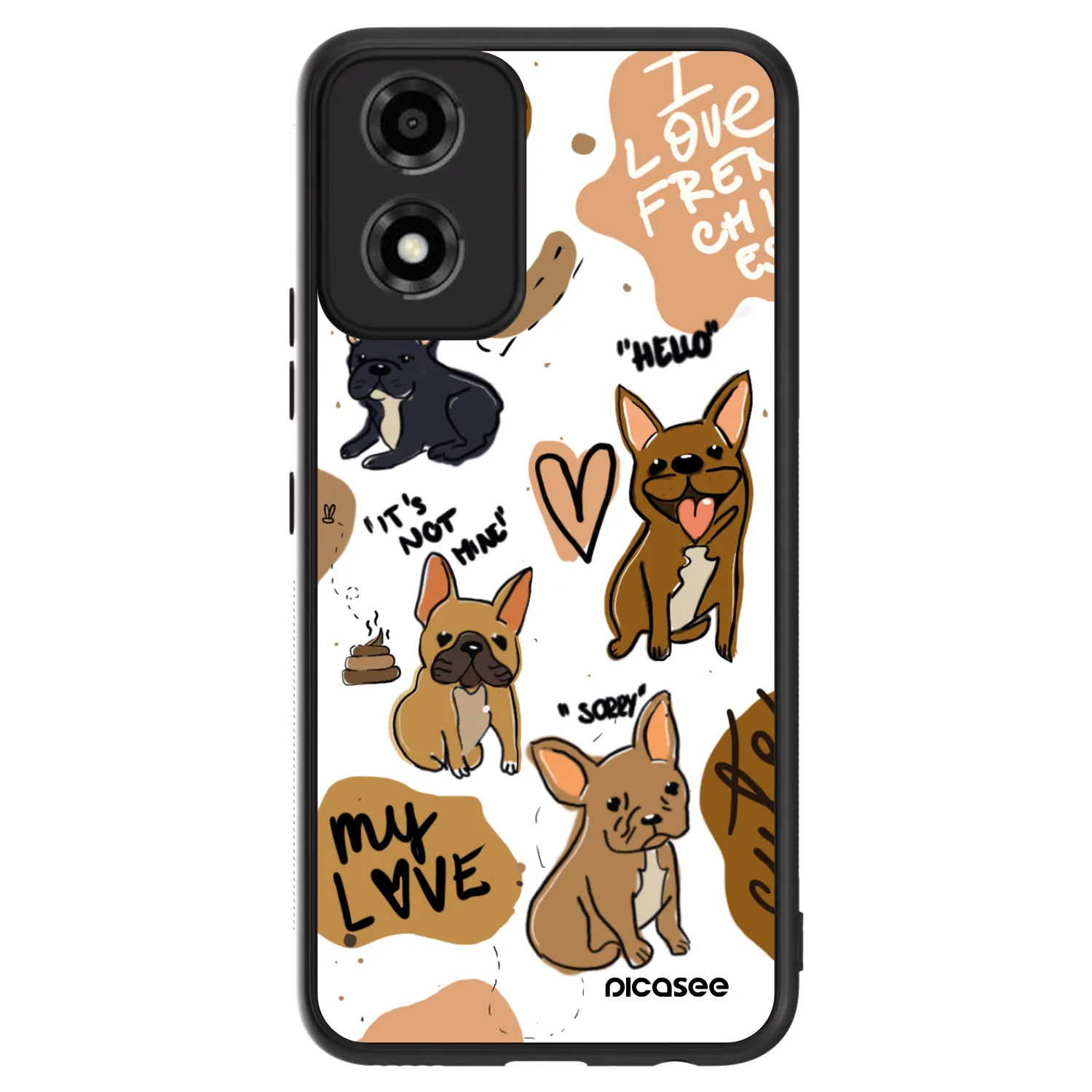 Picasee ULTIMATE CASE für Motorola Moto E14 - Frenchies