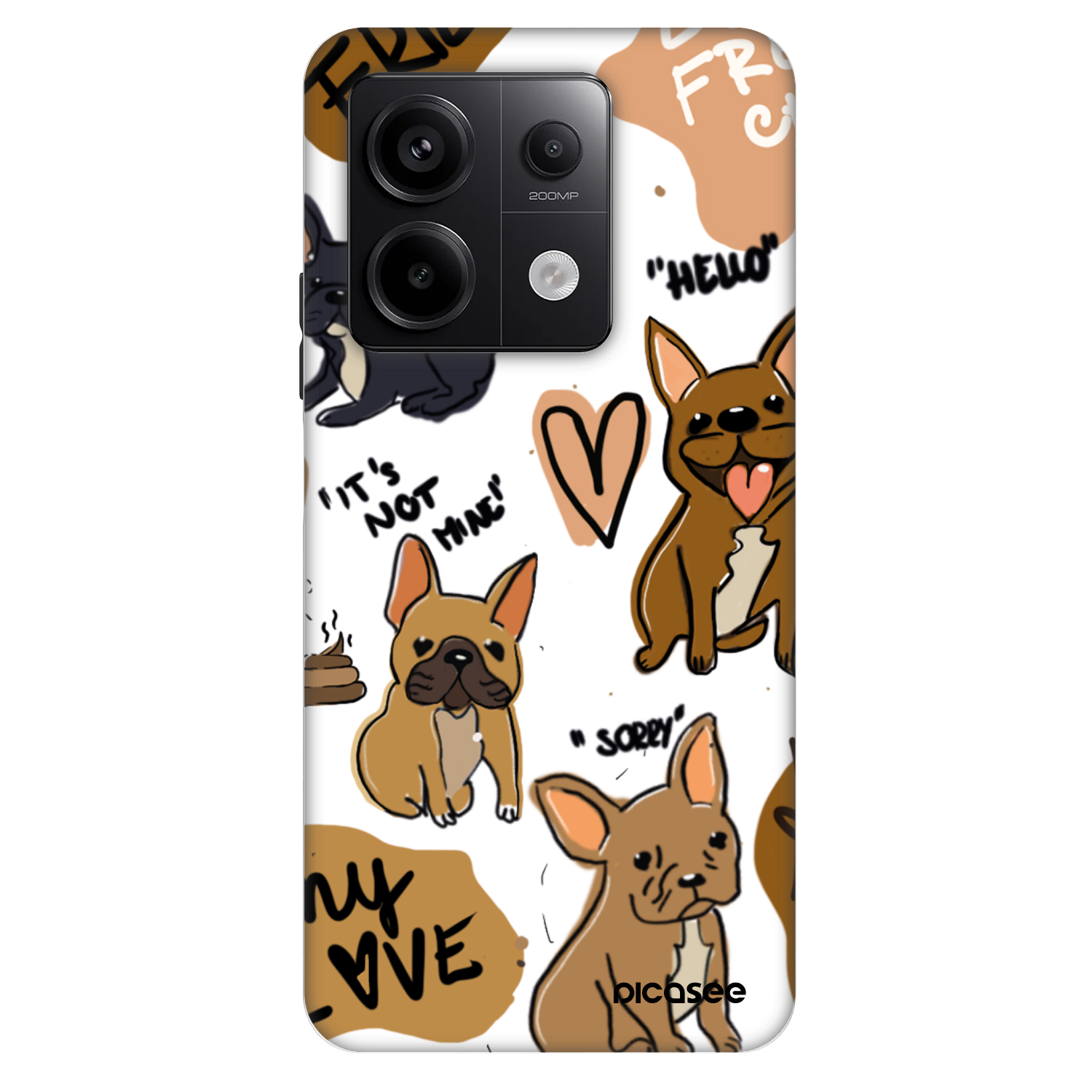 Picasee Fashion Case für Xiaomi Redmi Note 13 Pro 5G - Frenchies