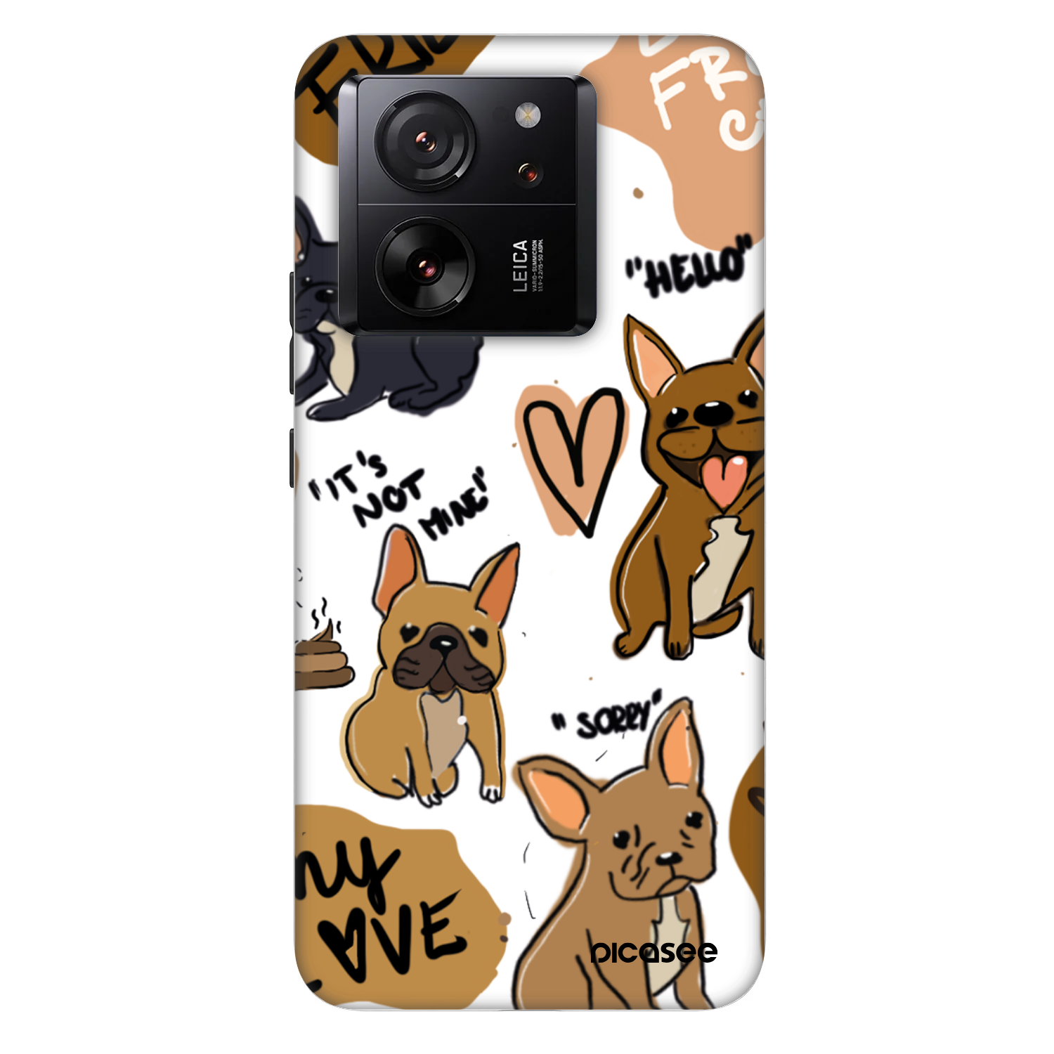 Picasee Fashion Case für Xiaomi 13T - Frenchies