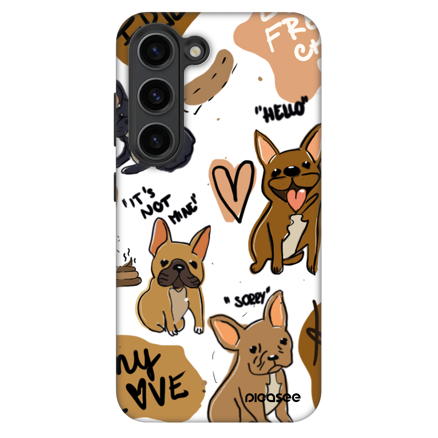 Picasee Fashion Case für Samsung Galaxy S23+ 5G - Frenchies