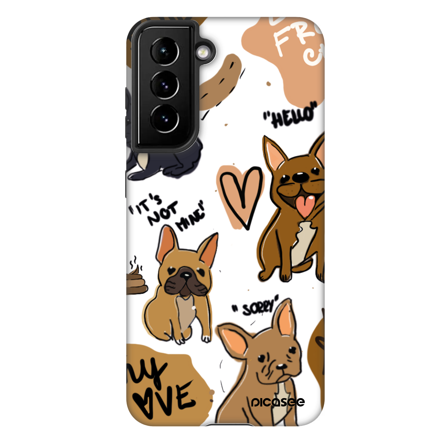 Picasee Fashion Case für Samsung Galaxy S22 5G - Frenchies