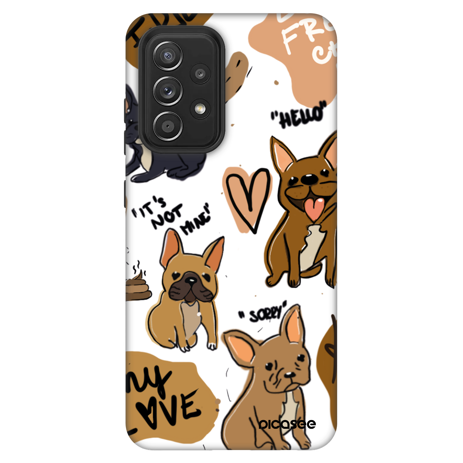 Picasee Fashion Case für Samsung Galaxy A52s 5G A528B - Frenchies