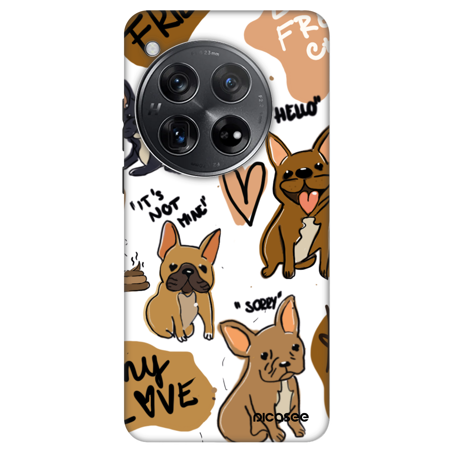 Picasee Fashion Case für OnePlus 12 5G - Frenchies