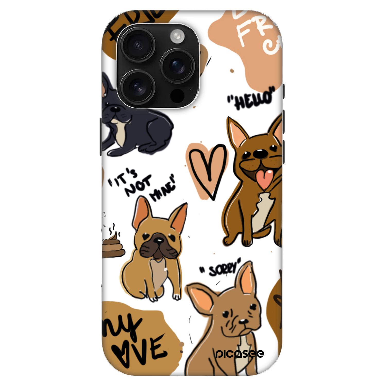 Picasee Fashion Case MagSafe für Apple iPhone 16 Pro Max - Frenchies