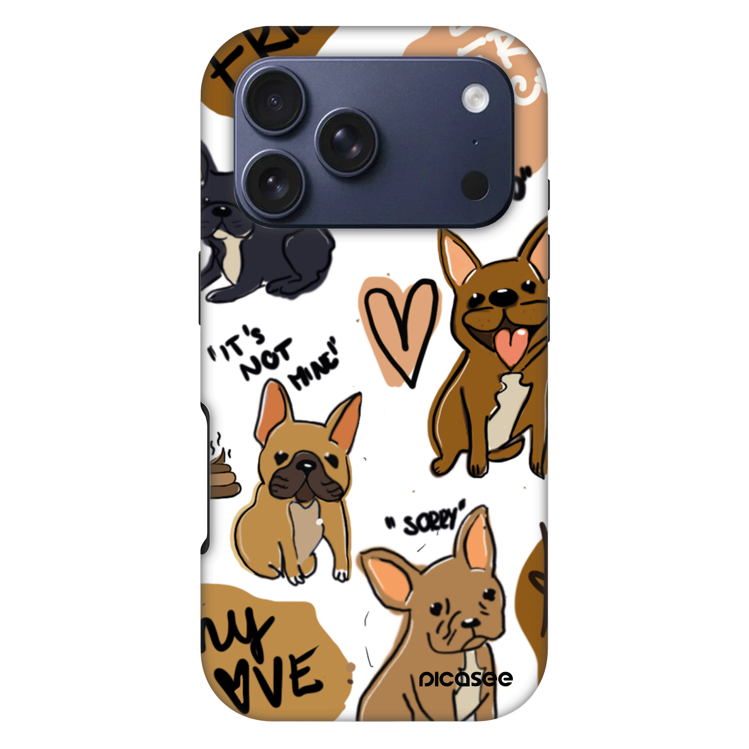 Picasee Fashion Case MagSafe für Apple iPhone 17 Pro - Frenchies