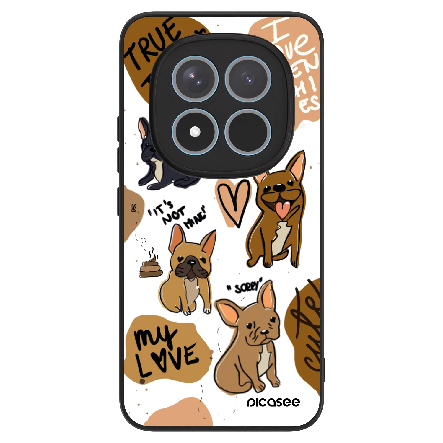Picasee ULTIMATE CASE für Xiaomi Redmi Note 15 Pro+ - Frenchies