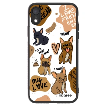 Picasee ULTIMATE CASE für Apple iPhone XR - Frenchies