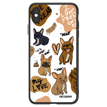 Picasee ULTIMATE CASE für Apple iPhone XS Max - Frenchies